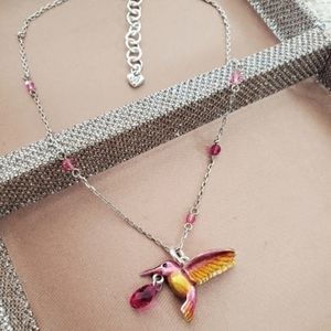Brighton hummingbird necklace